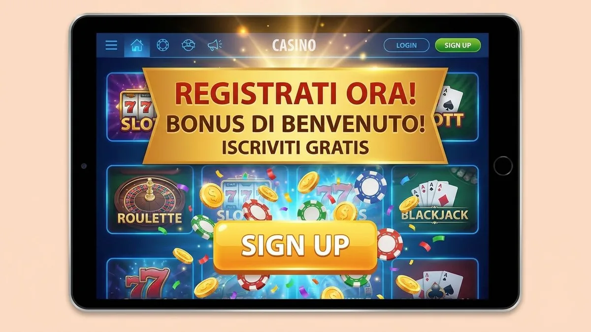 Registrazione con bonus